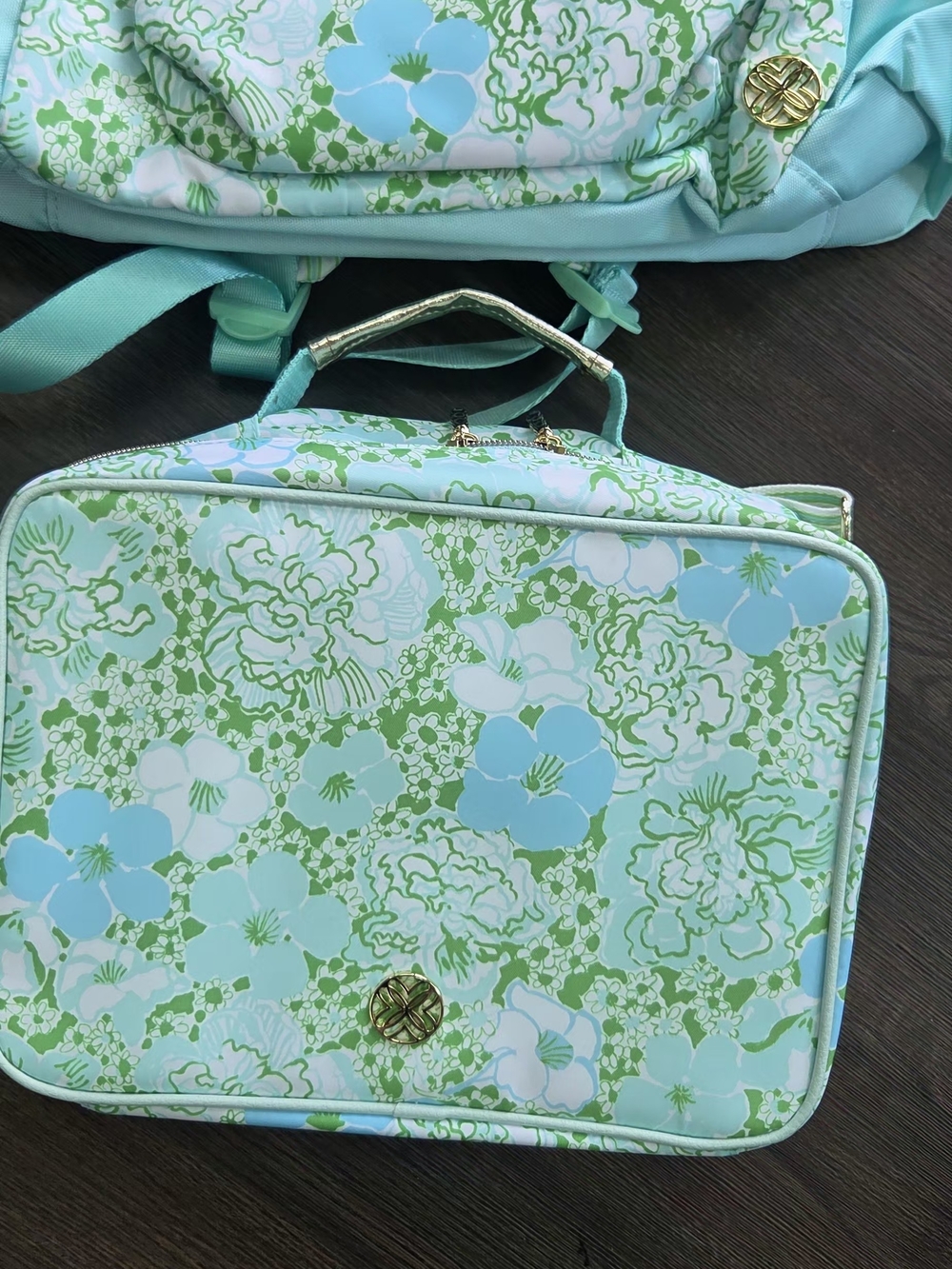 New Lilly Pultizer Bookbag & Lunchbox Set - Picture 3 of 6